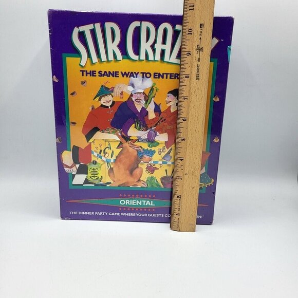 Stir Crazy 1996 Oriental Sane Way to Entertain! Dinner Party Game New Sealed - Picture 2 of 3
